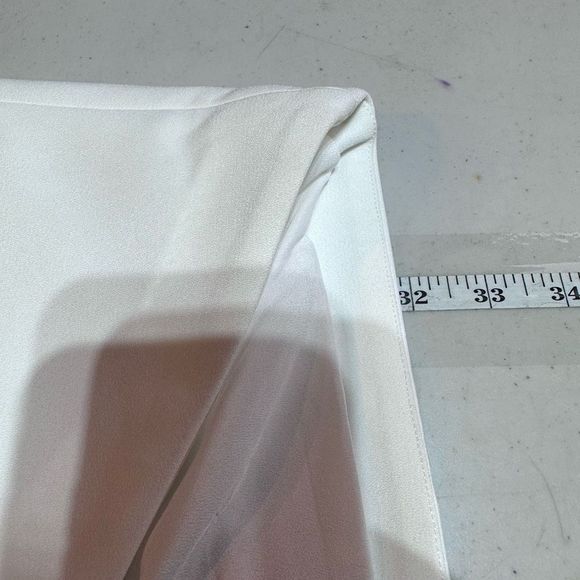 Keepsake the Label Sweetheart Neck Strapless Divide Bodycon Dress White Sz Large - Picture 10 of 11